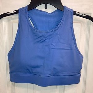 Blue Fabletics Sports Bra